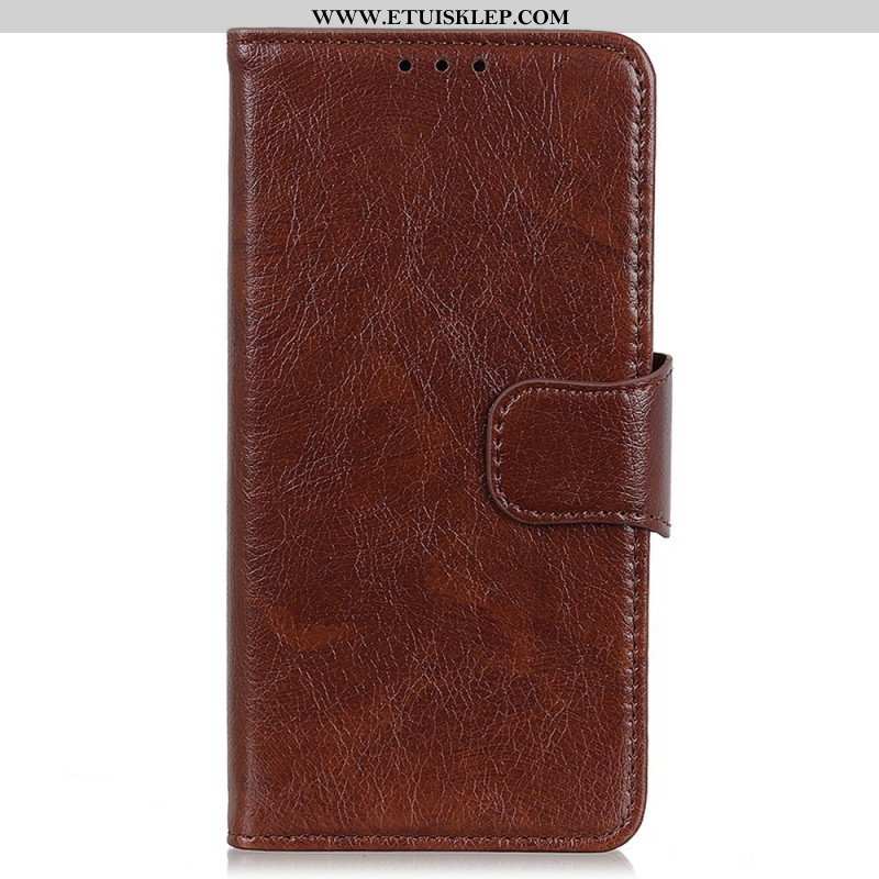 Etui Folio do Samsung Galaxy M33 5G Prawdziwa Skóra Nappa